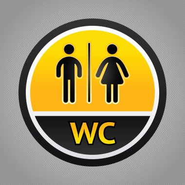 Restroom symbols clipart