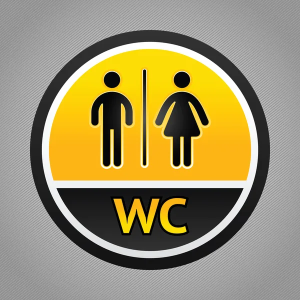 Symboles de toilettes — Image vectorielle