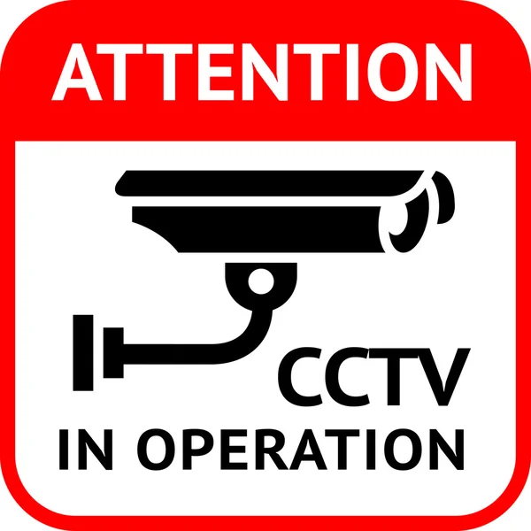 Symbole CCTV — Image vectorielle