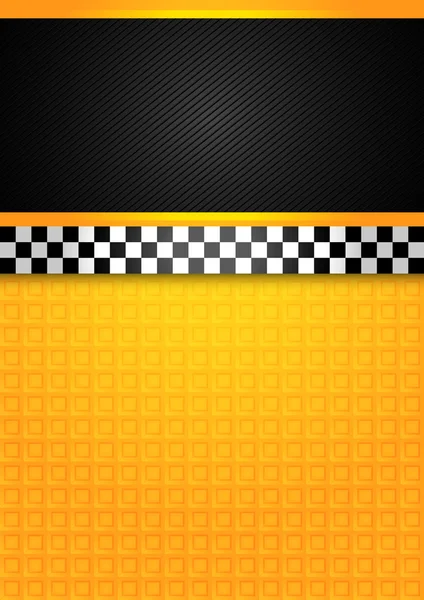 タクシー - 空白のテンプレート — ストックベクタ