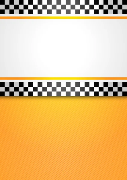 Taxi cab blank background — Stock Vector