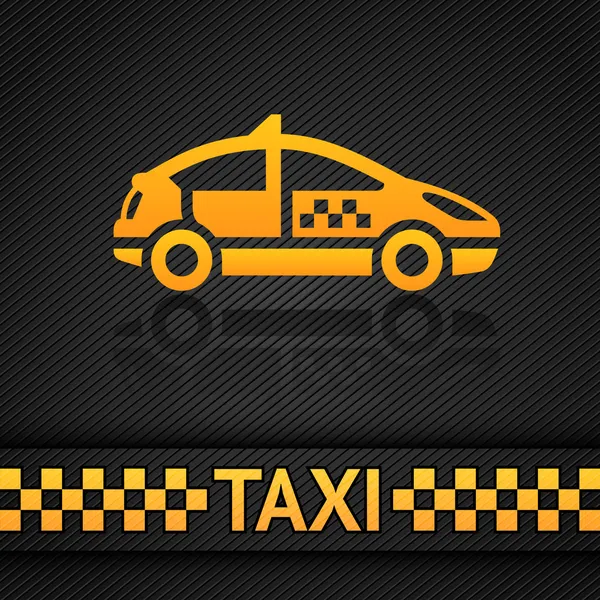 Závodní pozadí šablony, taxi cab pozadí — Stockový vektor