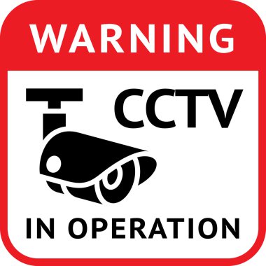 CCTV uyarı simgesi