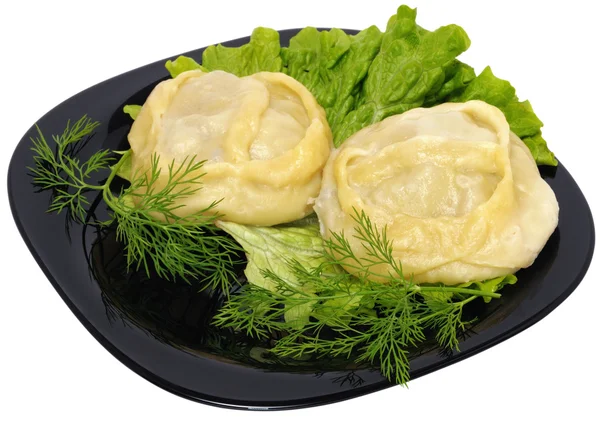 Manti (dumpling) Royaltyfria Stockfoton
