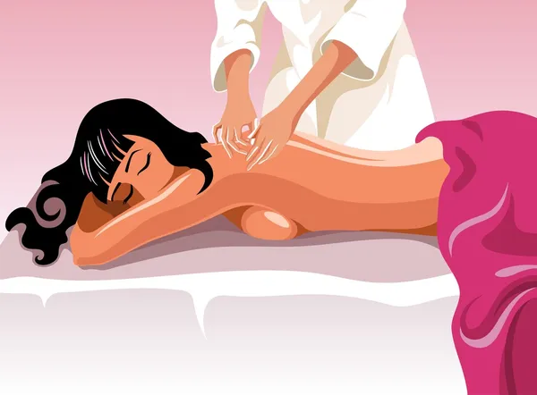 Massage spa . — Image vectorielle