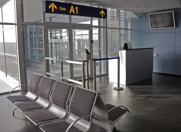 Аеропорт ворота — стокове фото