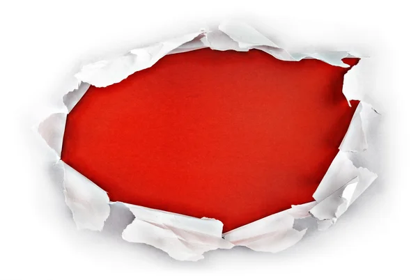 Red hole. — Stock Photo, Image