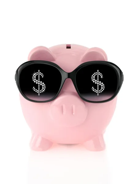 Summer piggy bank — Stock Photo, Image