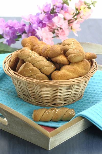 Boter shortbread koekjes — Stockfoto
