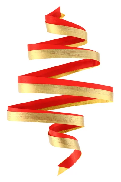 Christmas ribbon tree — Stock Photo, Image