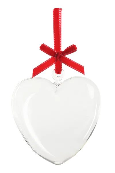 Prázdné srdce ornament — Stock fotografie
