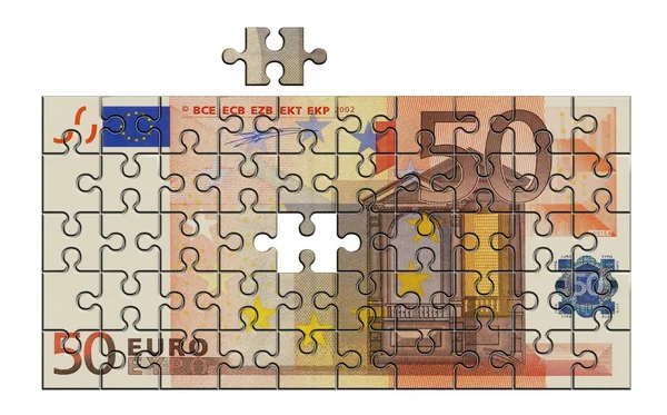 Stock image Money puzzle