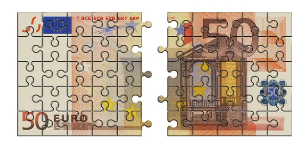 stock image Money puzzle