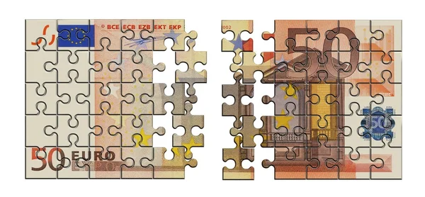 Stock image Money puzzle