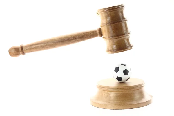 Sport and justice — Stock Photo, Image