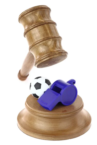 Sport and justice — Stock Photo, Image