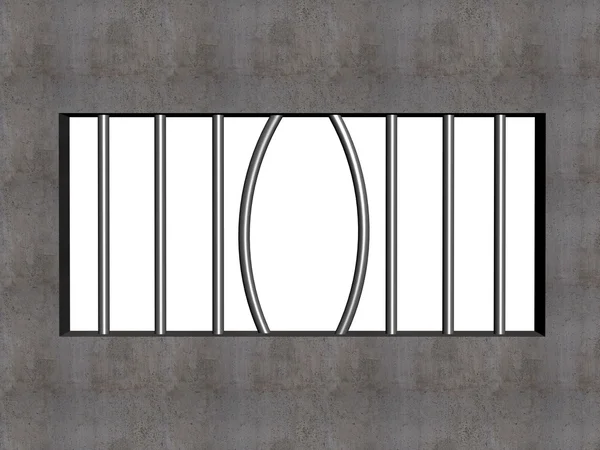 Fuga da prisão — Fotografia de Stock