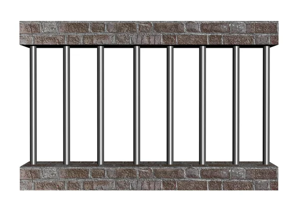 Gevangenisbars — Stockfoto