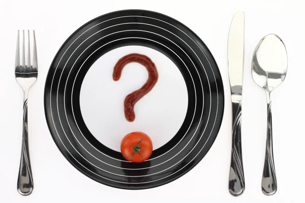 Pregunta sobre la comida —  Fotos de Stock