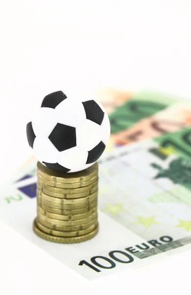 stock image Football and money