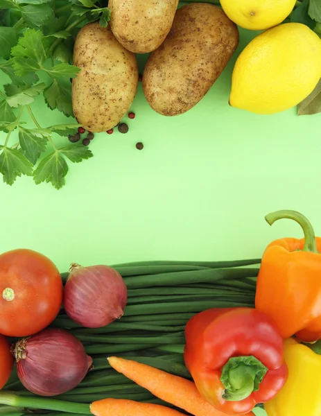 Antecedentes de verduras frescas — Foto de Stock