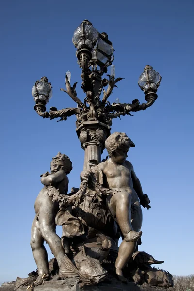 Pont alexandre iii bron i paris, Frankrike — Stockfoto