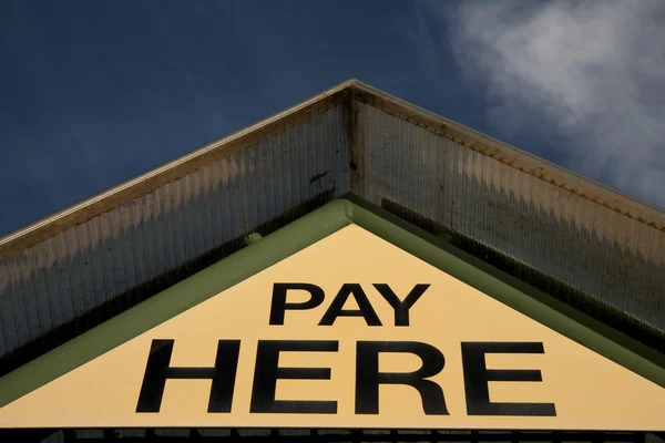 stock image Yellow Payment Sign