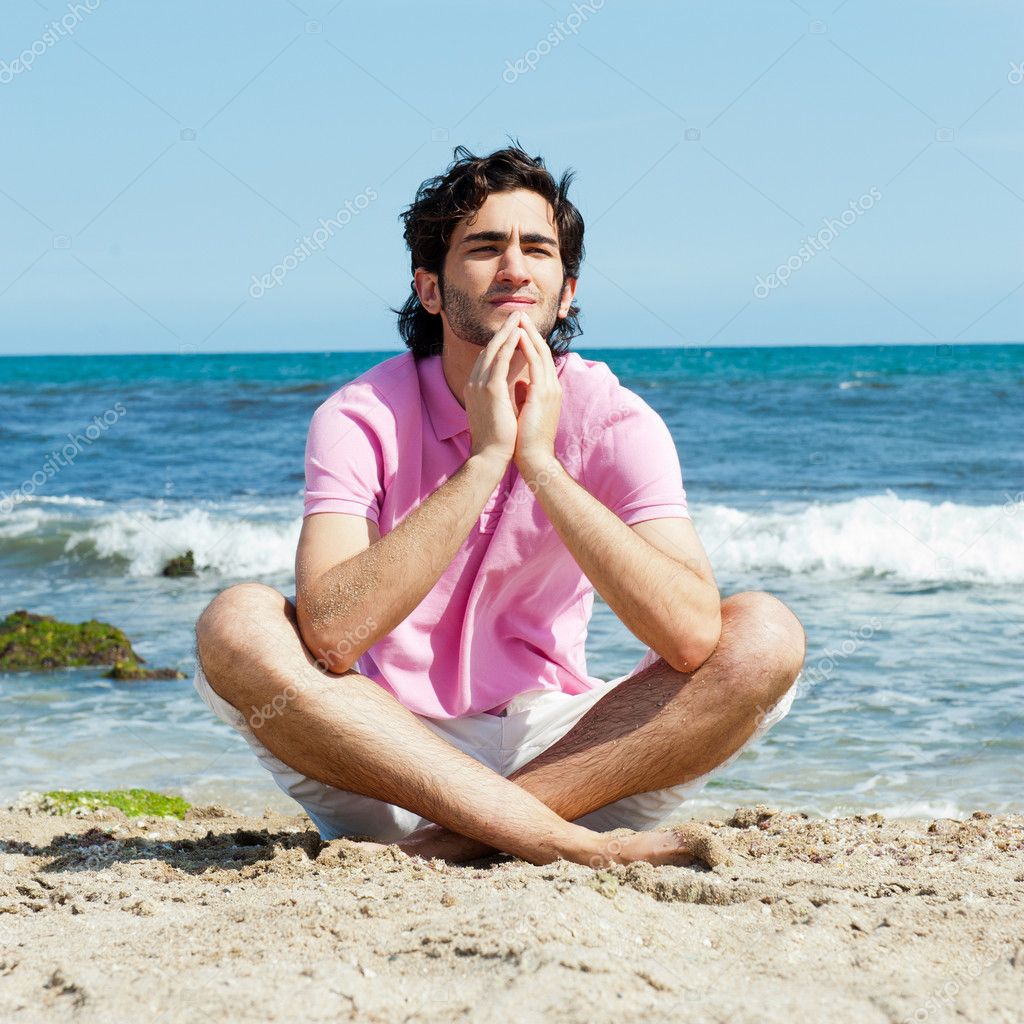 Girl stands in a yoga pose, opposite the... | Stock Video | Pond5