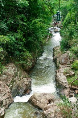 dalat, vietnam Dağları güzel şelale