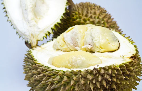 Geopende durian close-up — Stockfoto