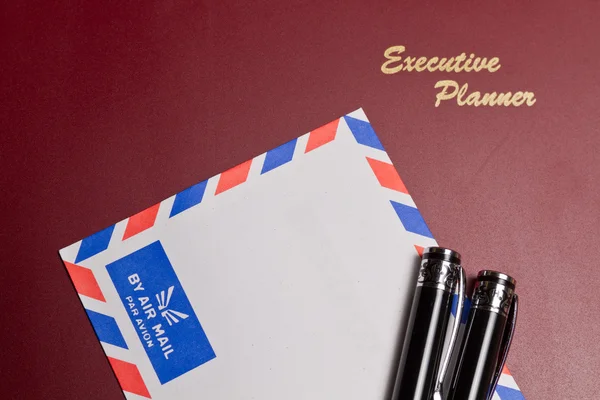 Planejador e Envelope — Fotografia de Stock