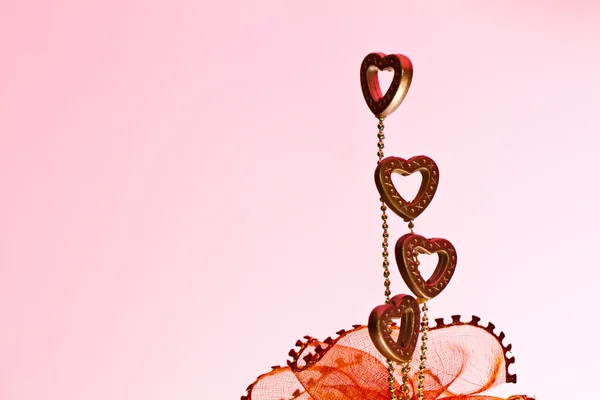 Walentynki - cztery serca — Zdjęcie stockowe