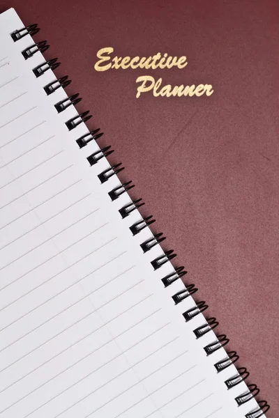 Executive Planner with Note Book II — Stock Photo, Image