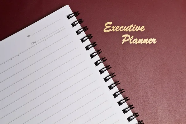 Executive Planner with Note Book — Stock Photo, Image
