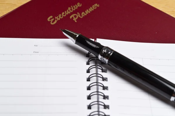 Executive Planner with Note Book V — Stock Photo, Image