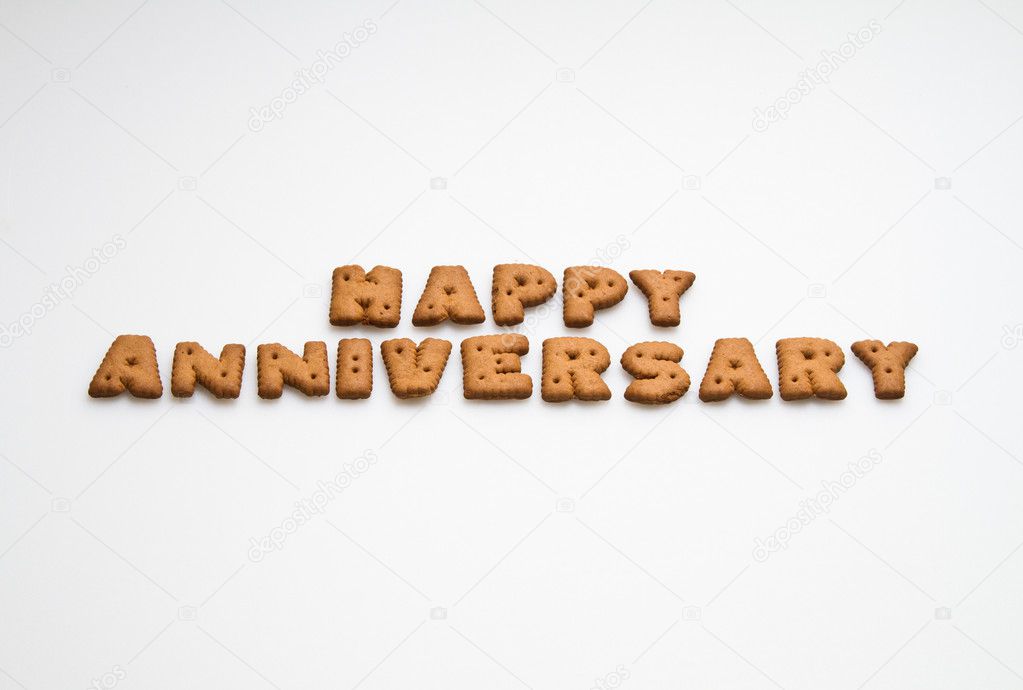Happy Anniversary by Brown Biscuits - Centre