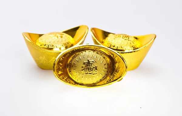 Gong xi fa chai-Altın külçeler III — Stok fotoğraf
