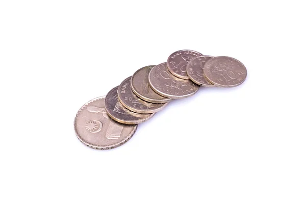 Maleisische munten — Stockfoto