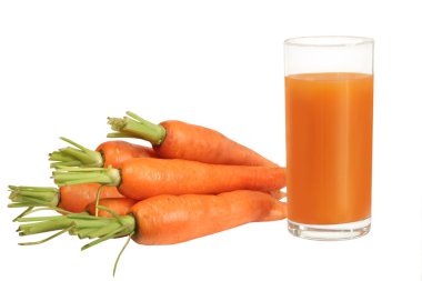 Fresh carrot juice clipart