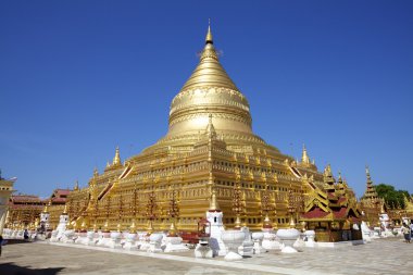 Shwezigon Paya, Bagan, Myanmar. clipart