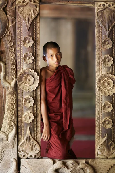 在缅甸和尚 — 图库照片