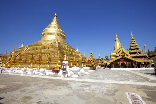 Shwezigon Paya, Bagan, Myanmar. — Zdjęcie stockowe