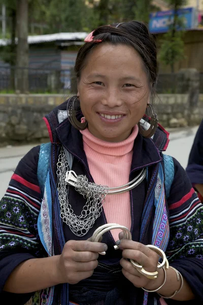 Czarny hmong Wietnam — Zdjęcie stockowe