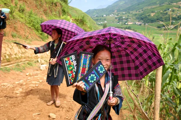 Schwarzer hmong vietnam — Stockfoto