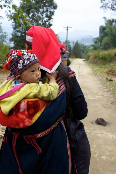 Kırmızı dao etnik azınlık vietnam — Stok fotoğraf