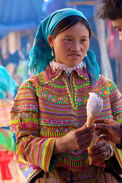 Flor Hmong Vietnã — Fotografia de Stock