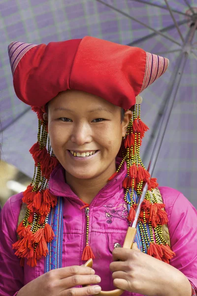 Dao czerwony etniczne mniejszości wietnamskiej — Zdjęcie stockowe