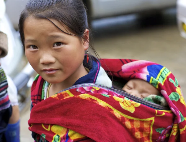 Black Hmong Vietnam — Stock Photo, Image
