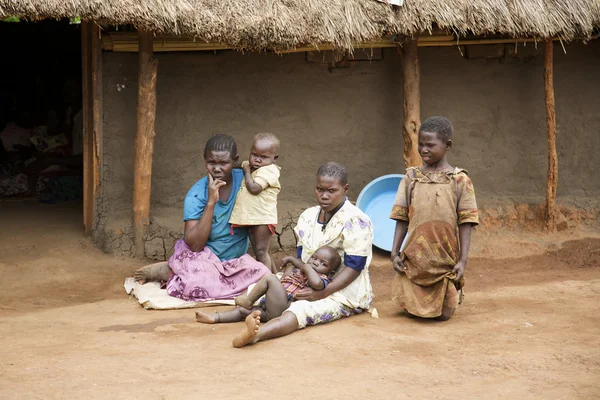 Uganda rodina — Stock fotografie