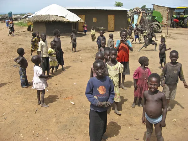 Uganda Crianças — Fotografia de Stock
